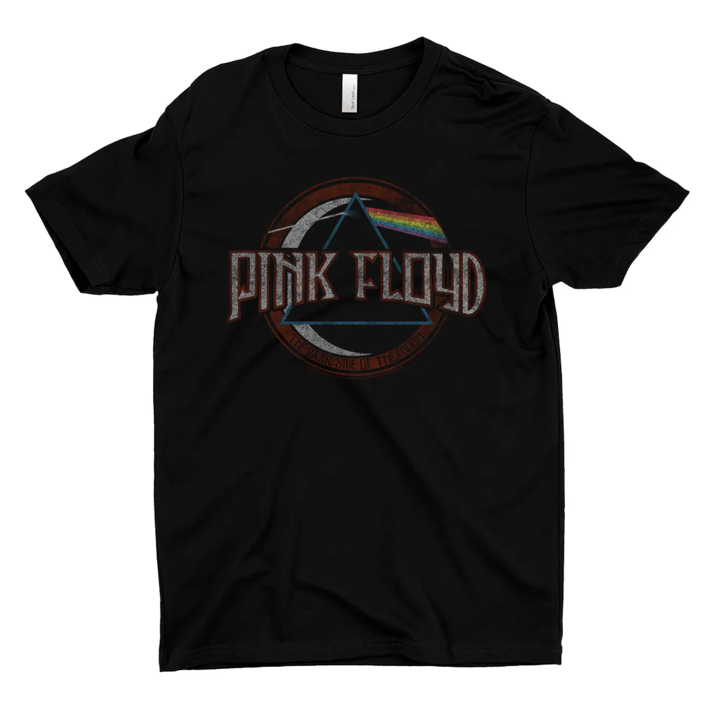 Pink Floyd T-Shirt | Dark Side Of The Moon Design Distressed Pink Floyd Shirt
