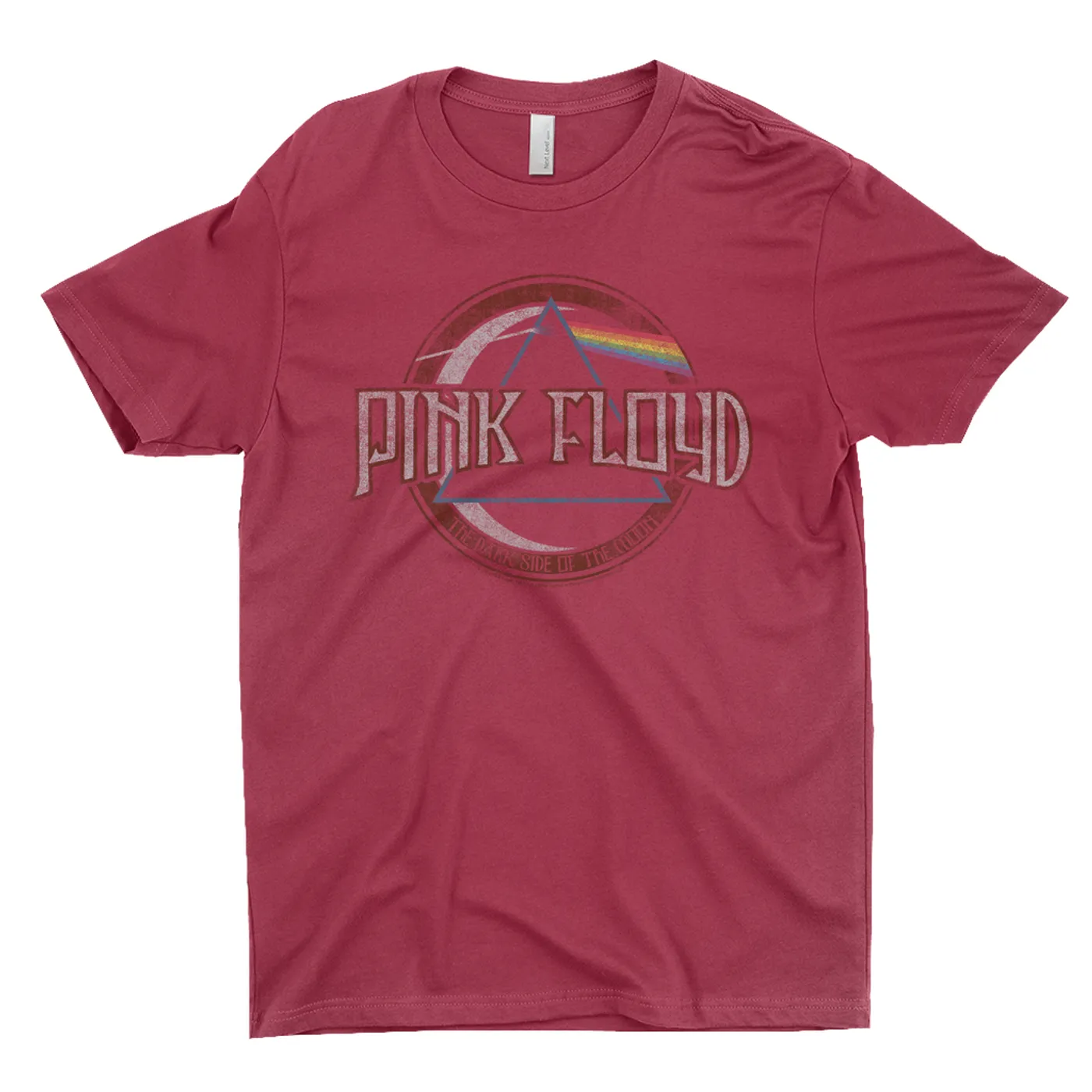 Pink Floyd T-Shirt | Dark Side Of The Moon Design Distressed Pink Floyd Shirt