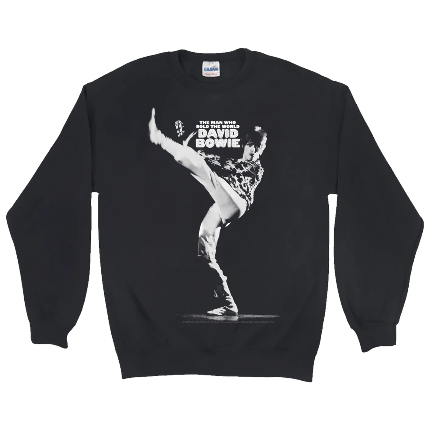 David Bowie Sweatshirt | The Man Who Sold The World White Design David Bowie Sweatshirt