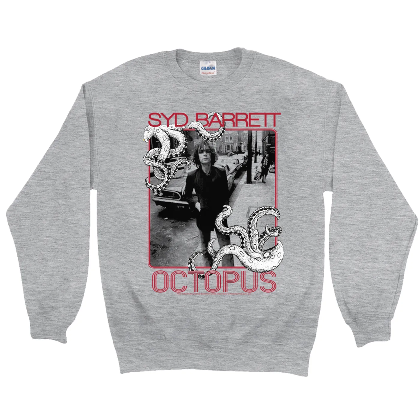 Syd Barrett Sweatshirt | Octopus Design Syd Barrett Sweatshirt