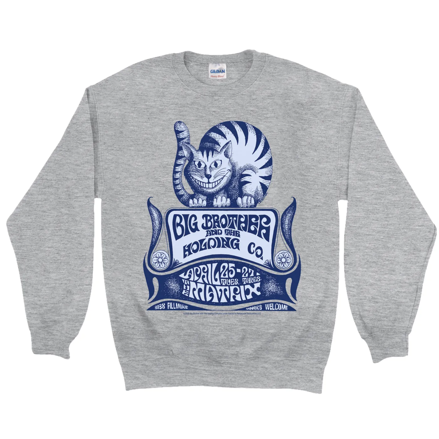 Big Brother & The Holding Company Sweatshirt | Big Brother And The Holding Company Feat. Janis Joplin The Matrix Concert Flyer Big Brother and The Holding Company Sweatshirt