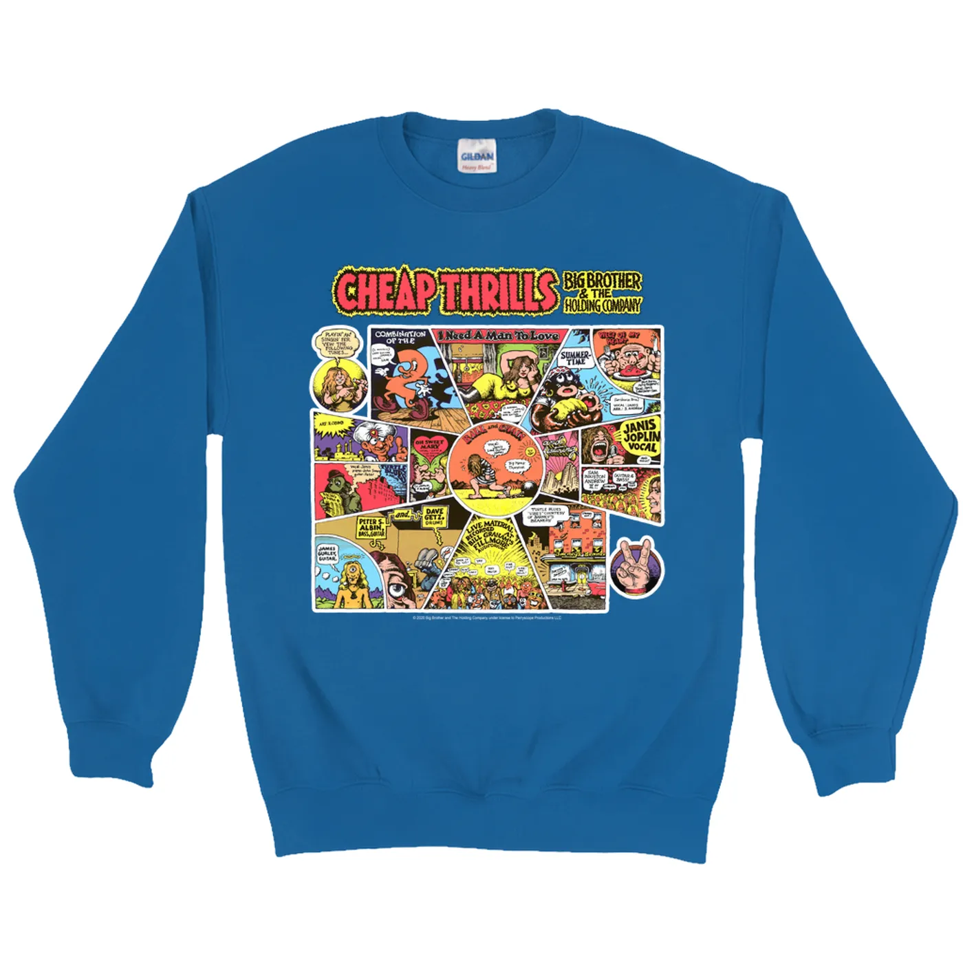 Big Brother & The Holding Company Sweatshirt | Cheap Thrills Album Cover Big Brother and The Holding Company Sweatshirt