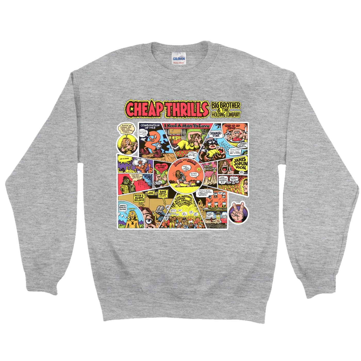 Big Brother & The Holding Company Sweatshirt | Cheap Thrills Album Cover Big Brother and The Holding Company Sweatshirt
