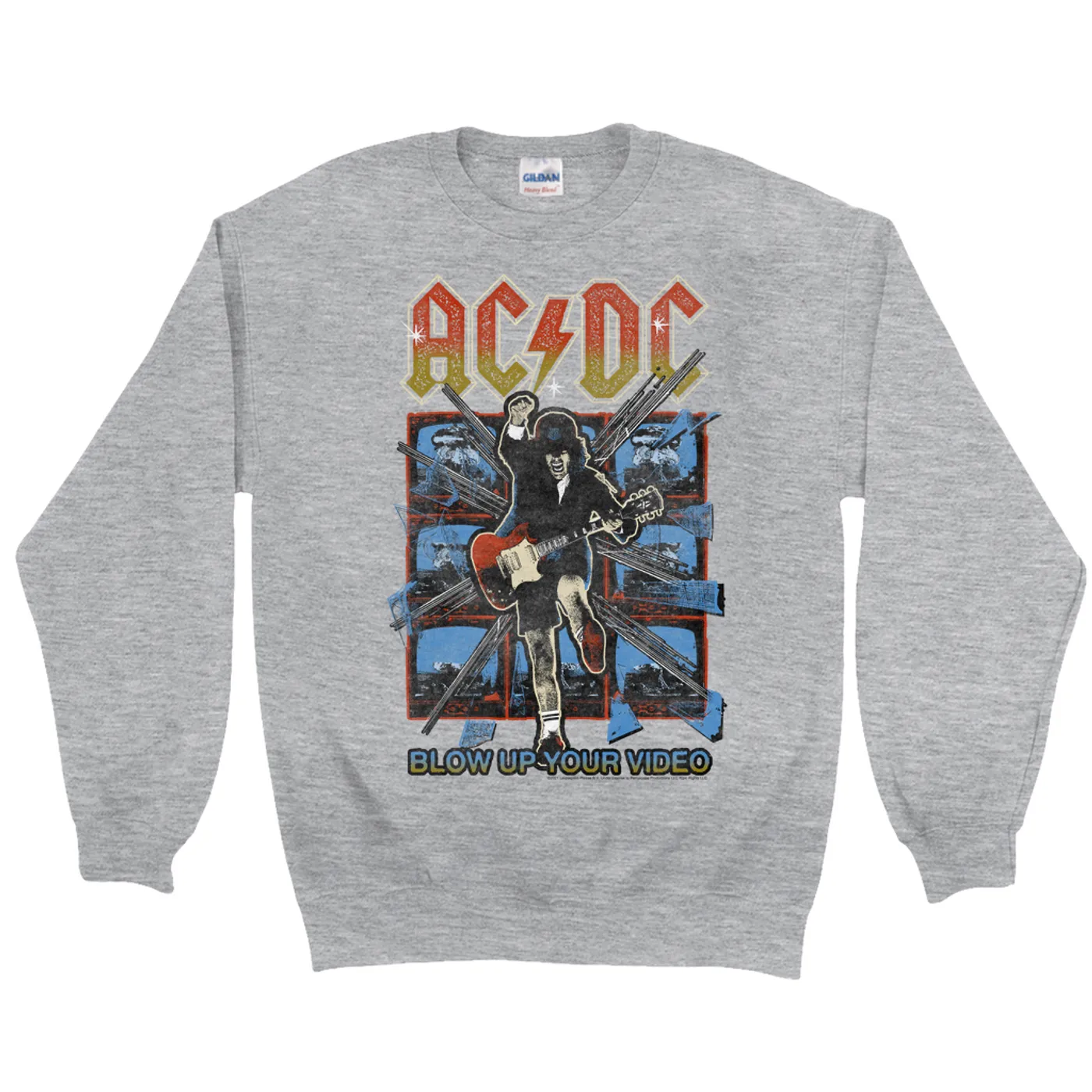 AC/DC Sweatshirt | Blow Up Your Video Design ACDC Sweatshirt