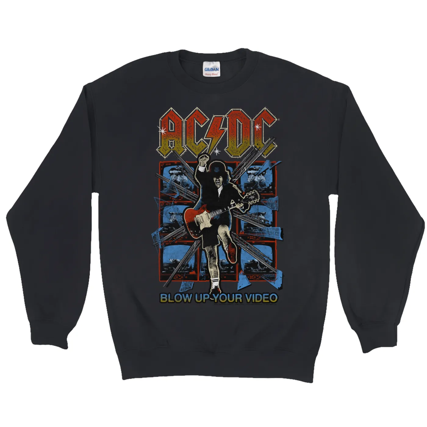 AC/DC Sweatshirt | Blow Up Your Video Design ACDC Sweatshirt