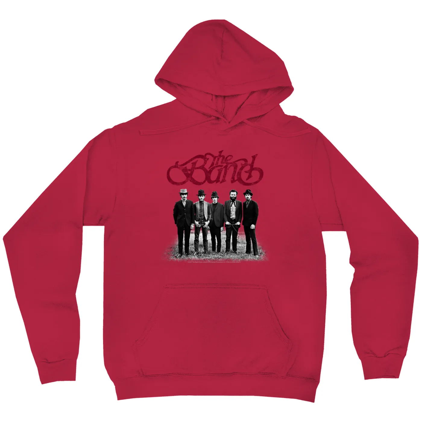 The Band Hoodie | The Band Group Photo And Logo Distressed The Band Hoodie