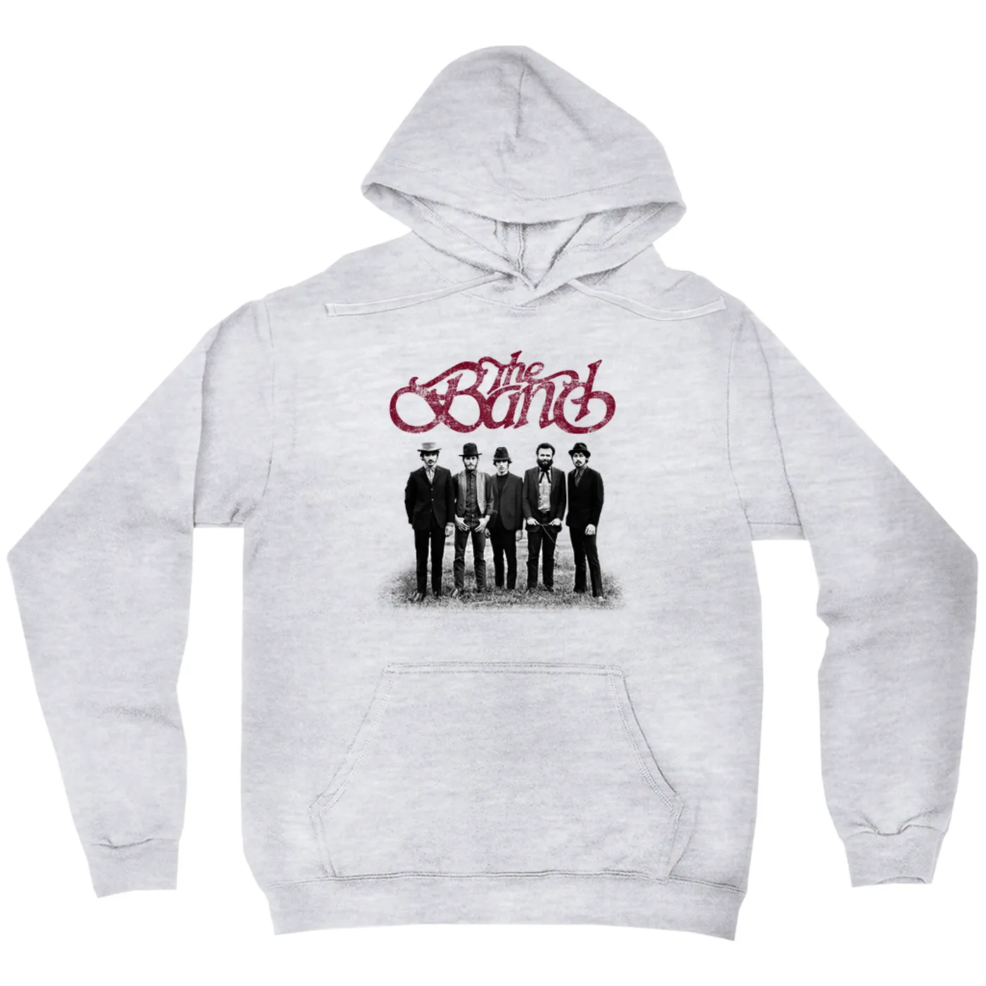 The Band Hoodie | The Band Group Photo And Logo Distressed The Band Hoodie