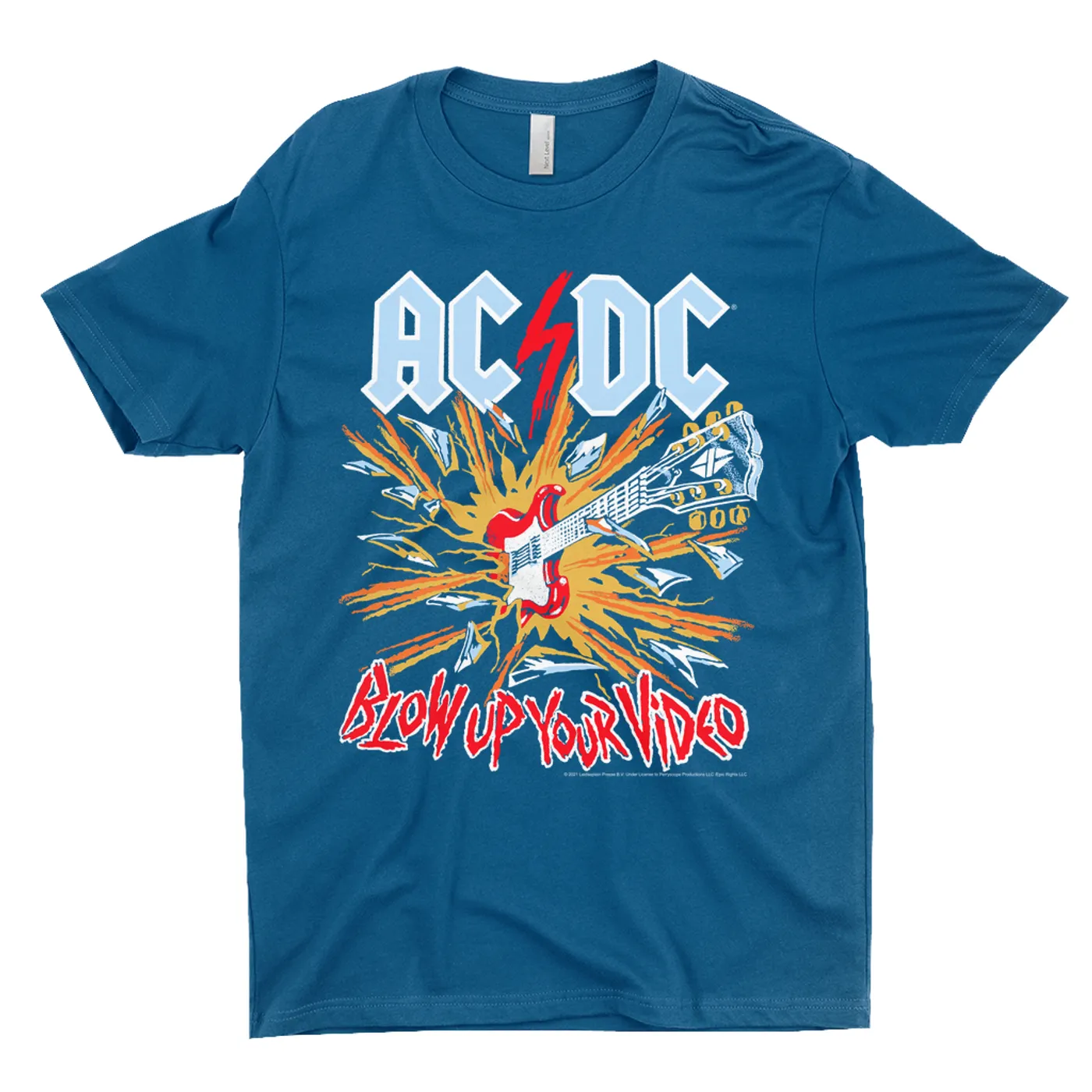 AC/DC T-Shirt | Blow Up Your Video Primary Colors ACDC Shirt