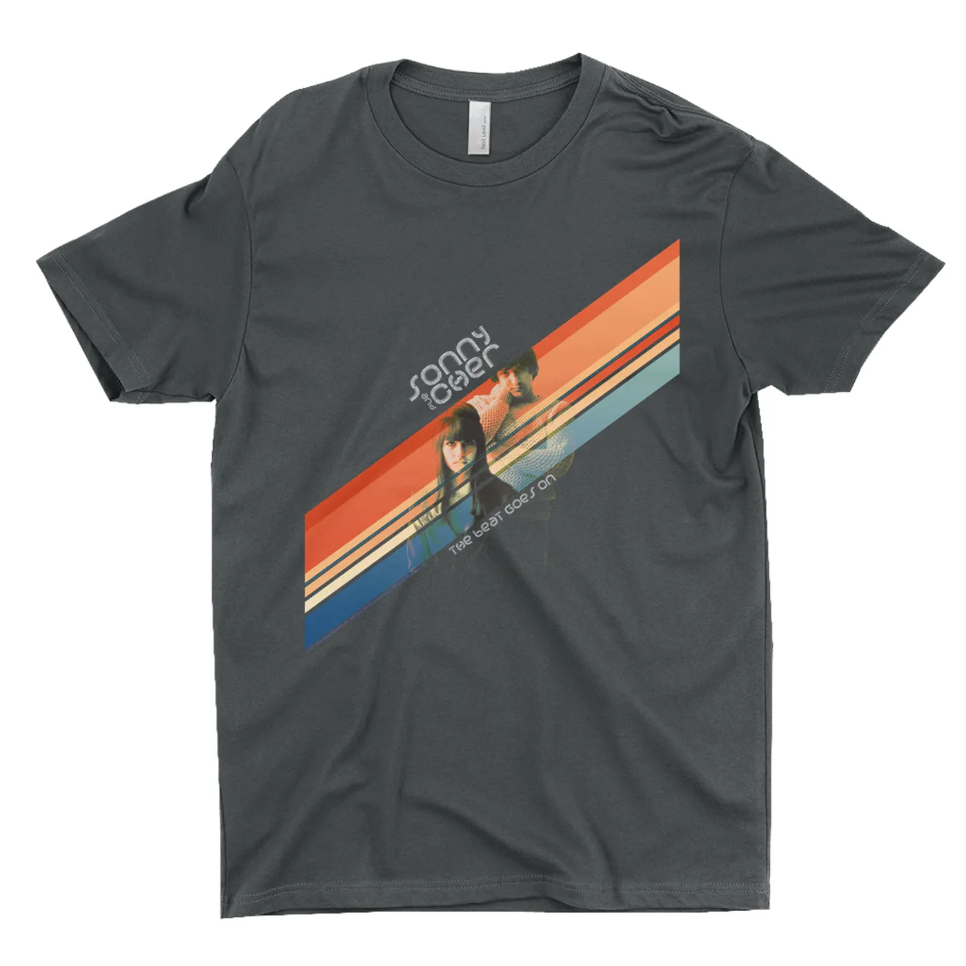 Sonny & Cher T-Shirt | The Beat Goes On Retro Stripes Sonny And Cher Shirt