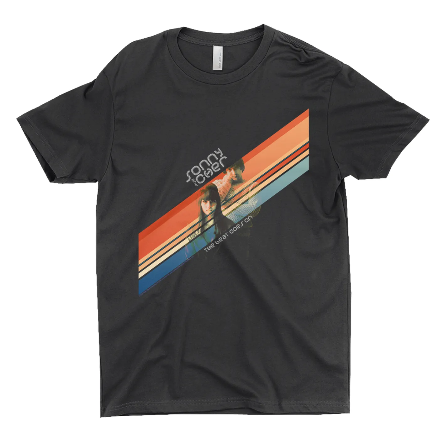Sonny & Cher T-Shirt | The Beat Goes On Retro Stripes Sonny And Cher Shirt
