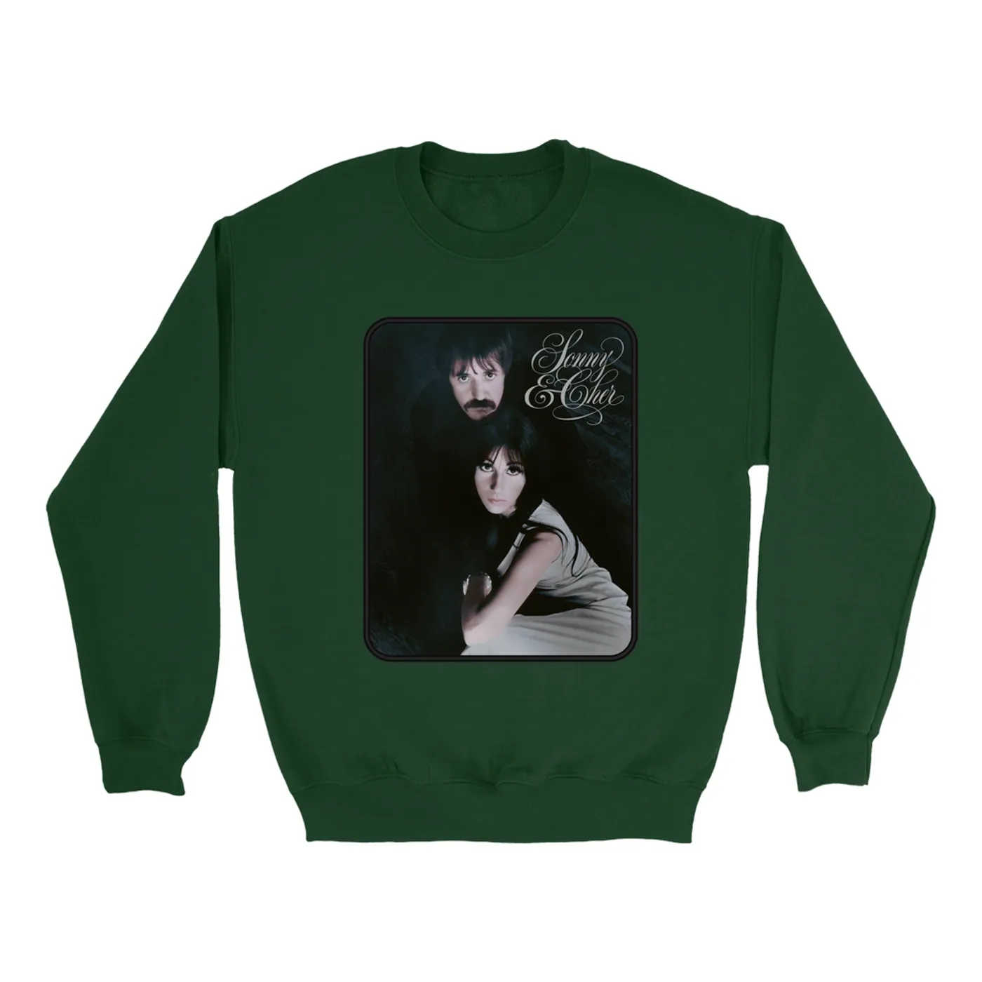 Sonny & Cher Sweatshirt | The Two Of Us Frame Photo And Logo Sonny And Cher Sweatshirt
