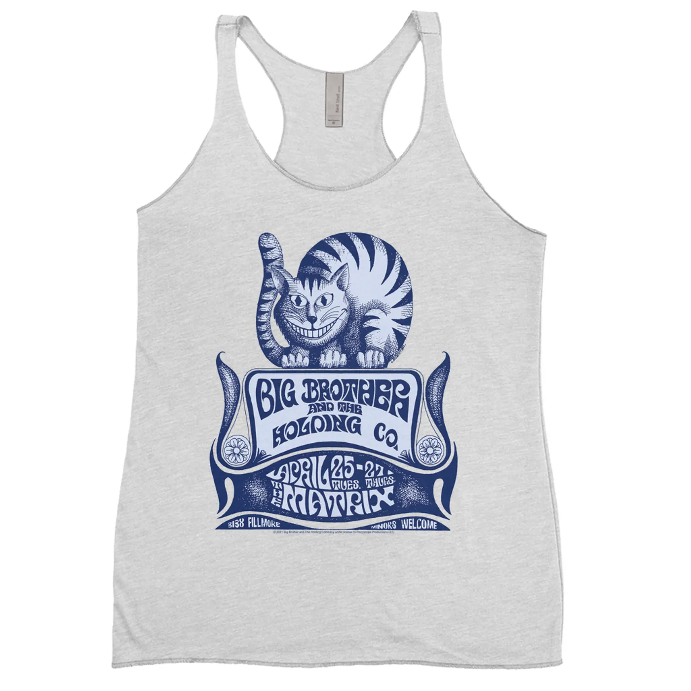 Big Brother & The Holding Company Ladies' Tank Top | Big Brother And The Holding Company Feat. Janis Joplin The Matrix Concert Flyer Big Brother and The Holding Company Shirt