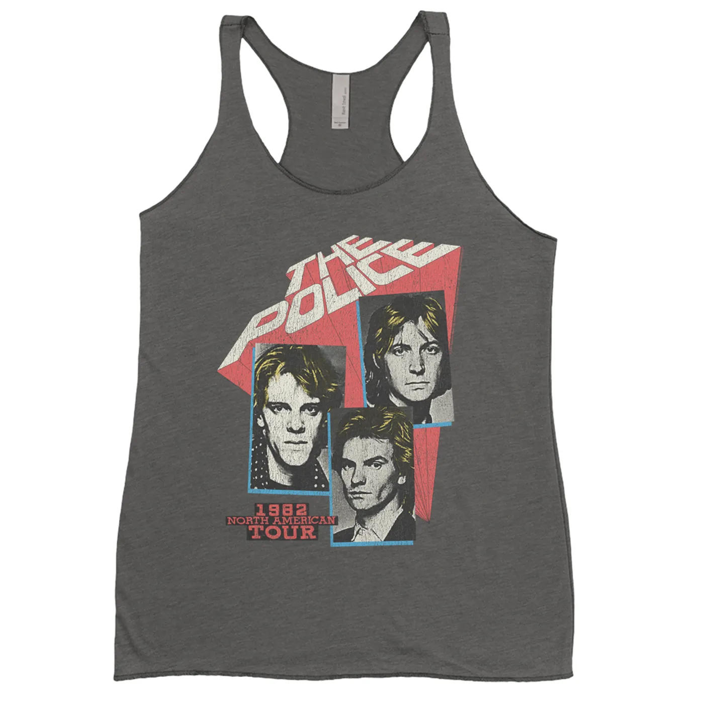 The Police Ladies' Tank Top | 1982 North American Tour Distressed The Police Shirt