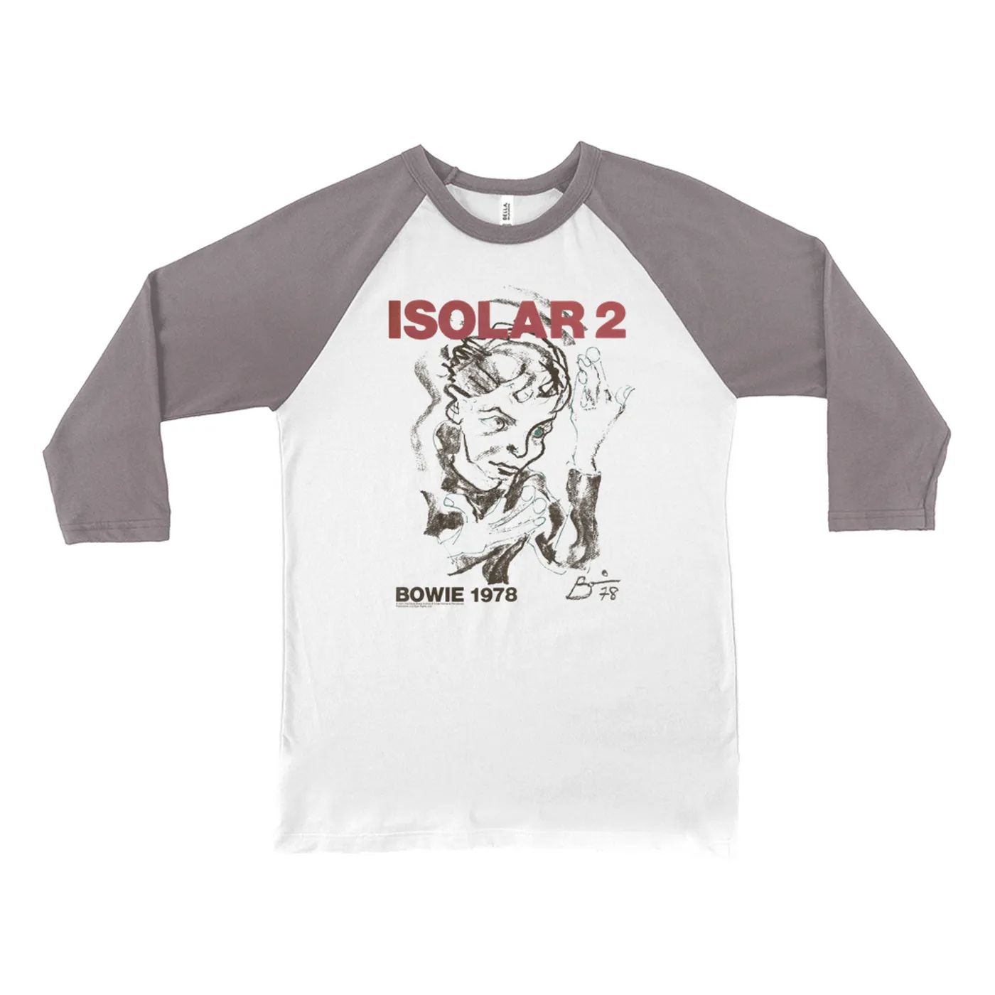 David Bowie 3/4 Sleeve Baseball Tee | Isolar 2 1978 Concert Poster David Bowie Shirt