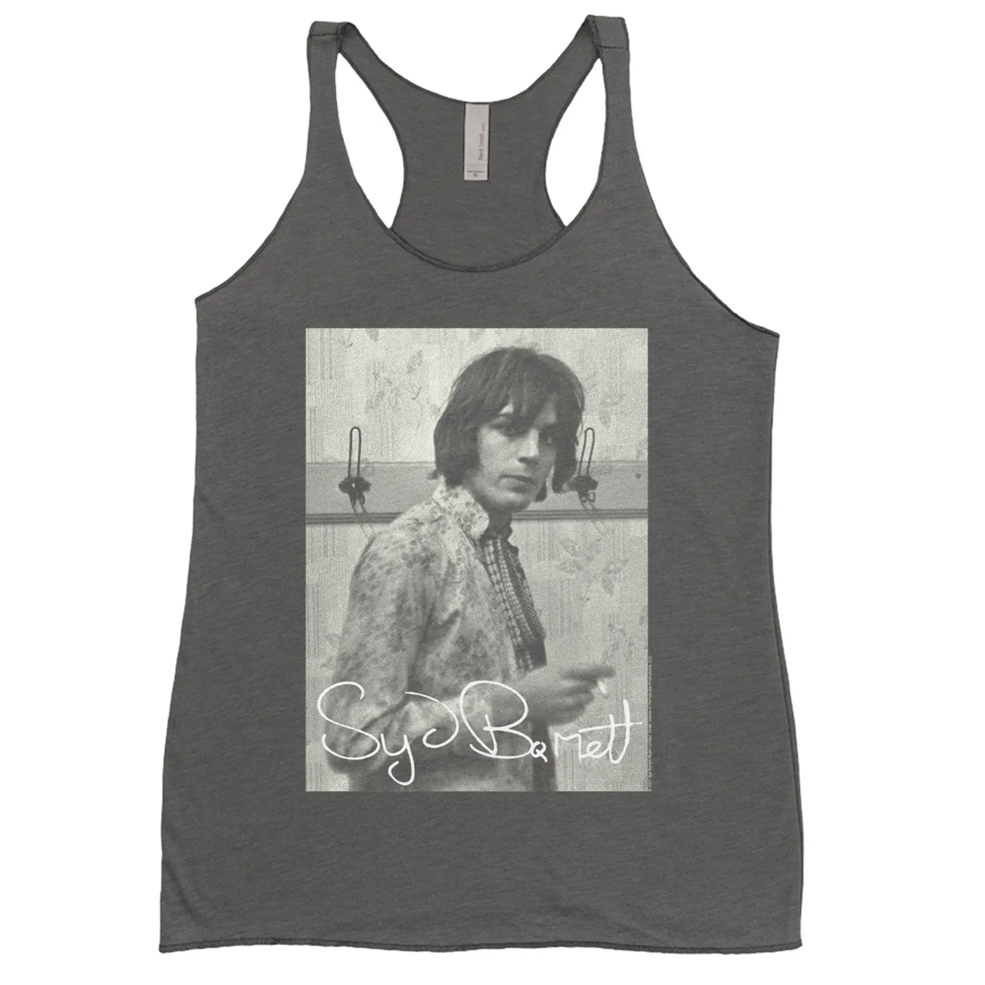 Syd Barrett Ladies' Tank Top | Syd Photo And Signature Syd Barrett Shirt