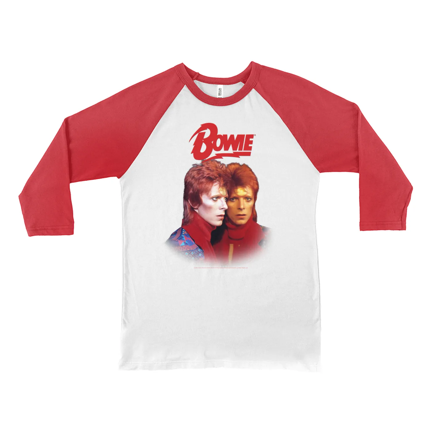David Bowie 3/4 Sleeve Baseball Tee | Bowie New York City David Bowie Shirt