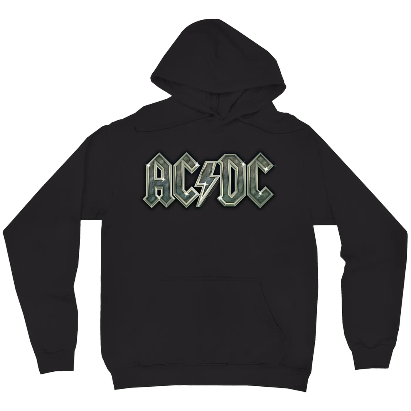 ACDC Hoodie | AC/DC Metal Metallic Logo ACDC Hoodie