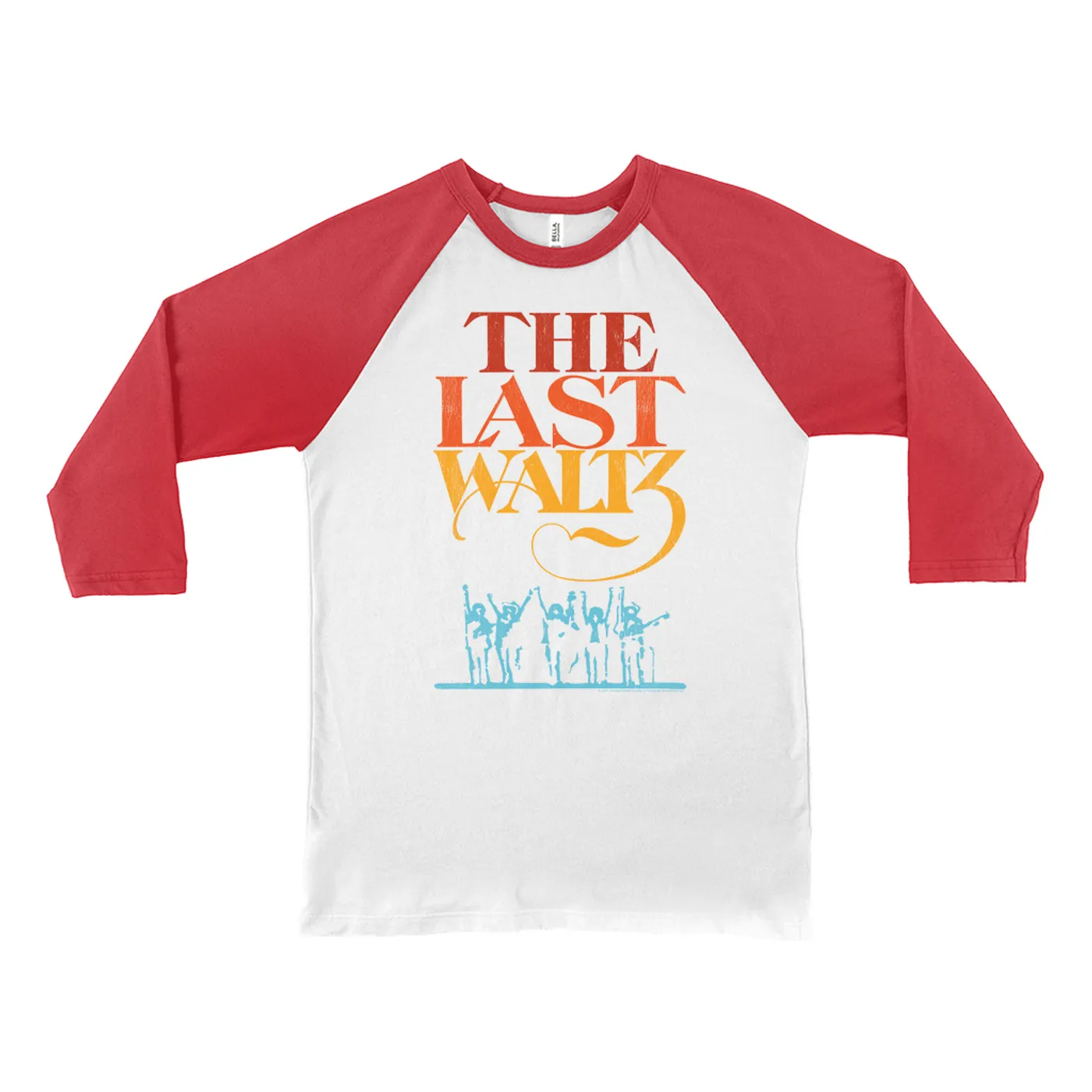 The Band 3/4 Sleeve Baseball Tee | The Last Waltz Movie Logo The Band Shirt (Merchbar Exclusive)