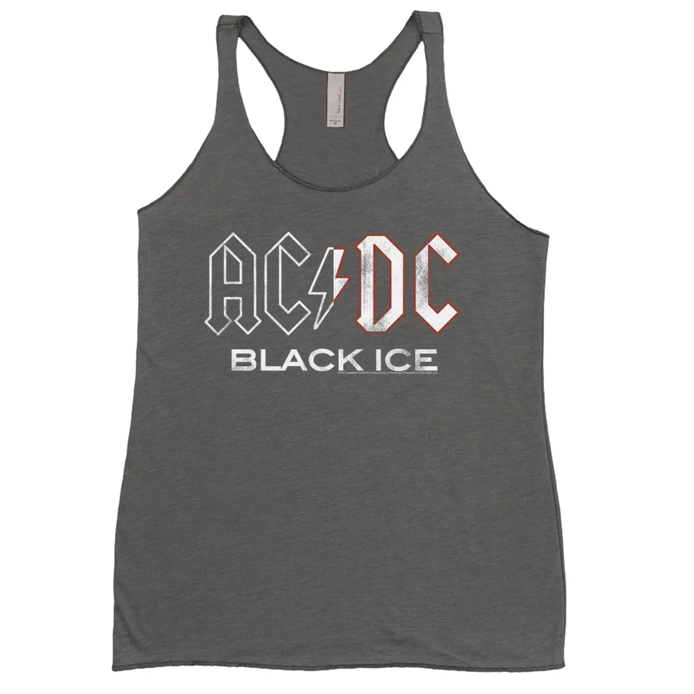 AC/DC Ladies' Tank Top | Black Ice Album Design ACDC Shirt (Merchbar Exclusive)