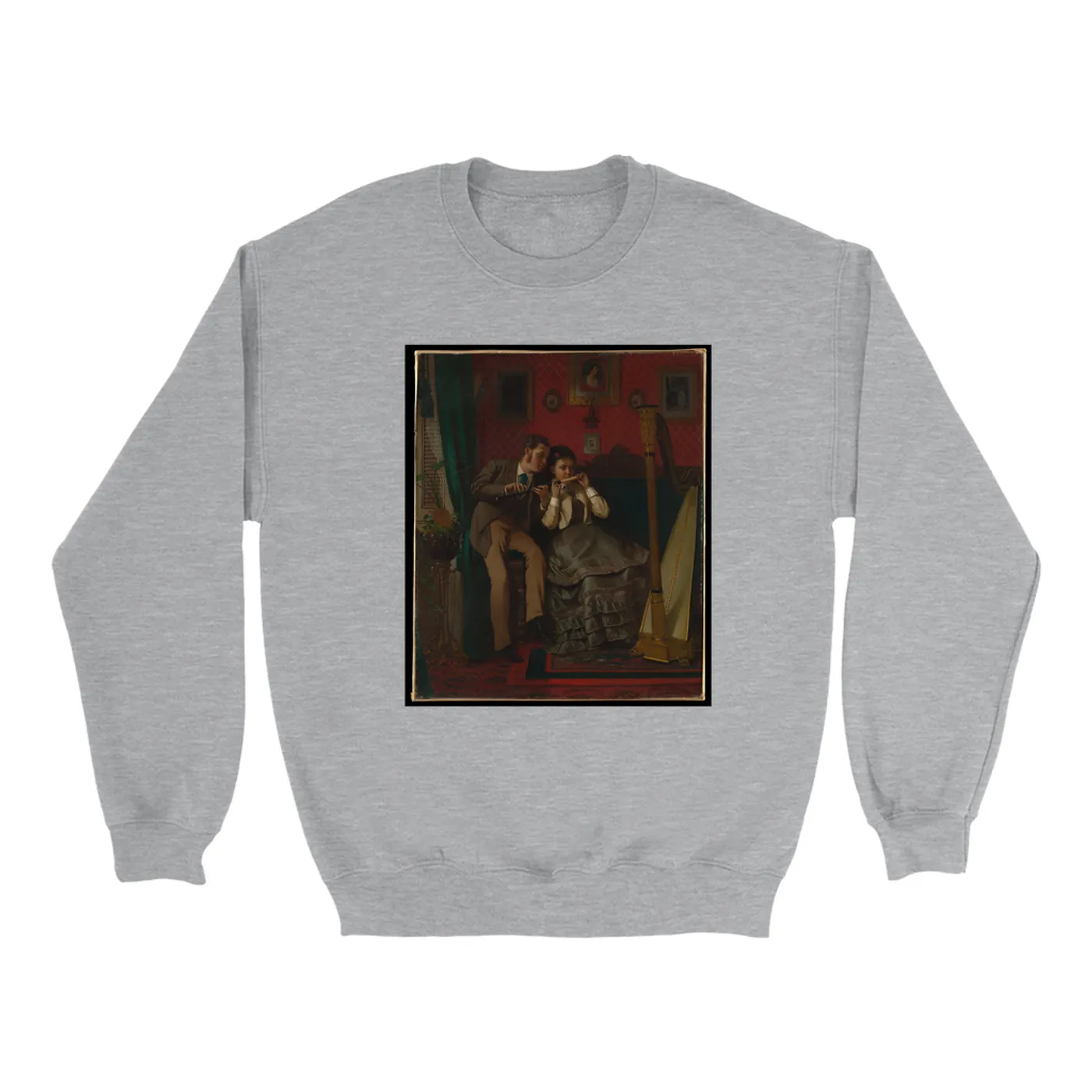 Merchbar Museum Series Sweatshirt | The Music Lesson Painting Merchbar Museum Series Sweatshirt