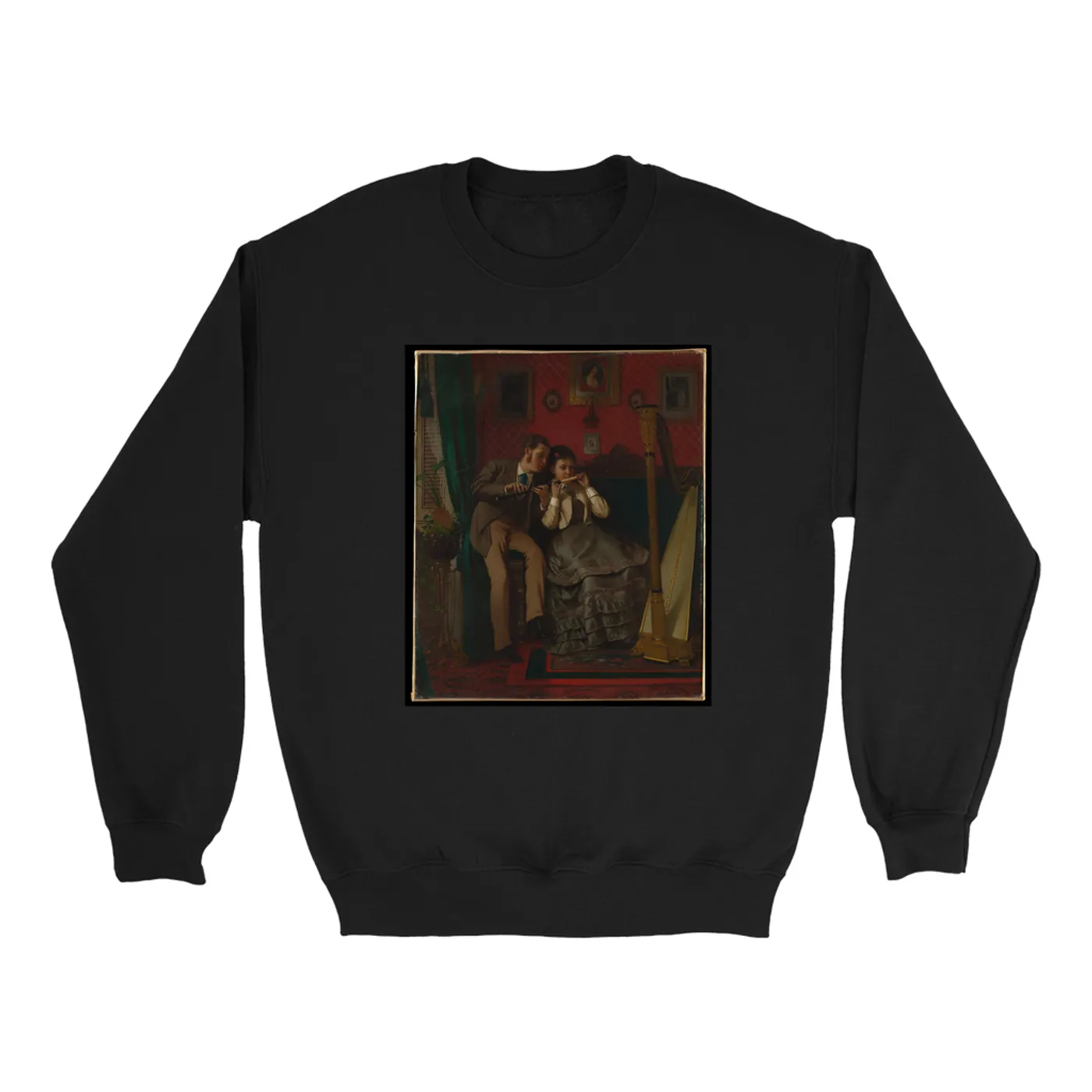 Merchbar Museum Series Sweatshirt | The Music Lesson Painting Merchbar Museum Series Sweatshirt