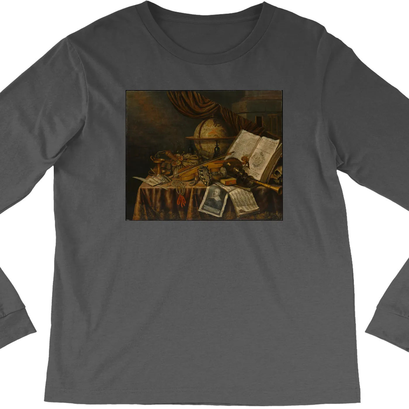 Merchbar Museum Series Long Sleeve Shirt | Vanitas Still Life Merchbar Museum Series Shirt