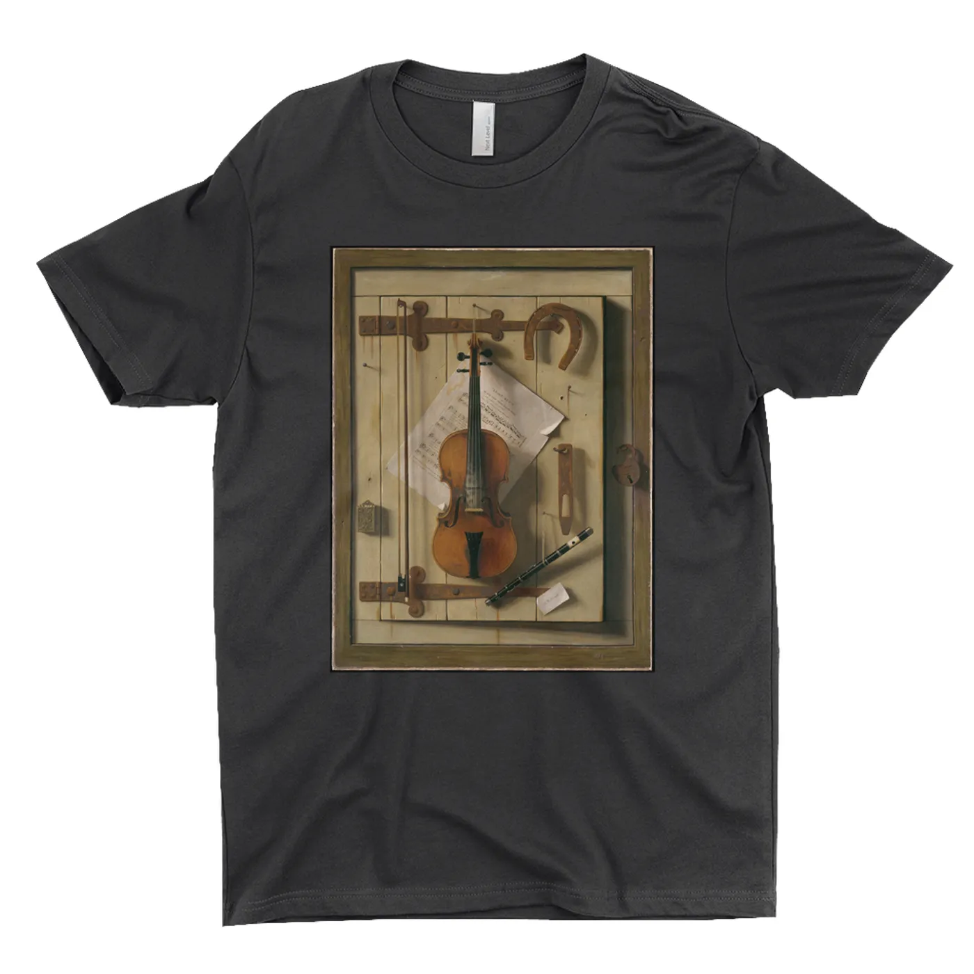 Merchbar Museum Series T-Shirt | Still Life—Violin and Music Merchbar Museum Series Shirt