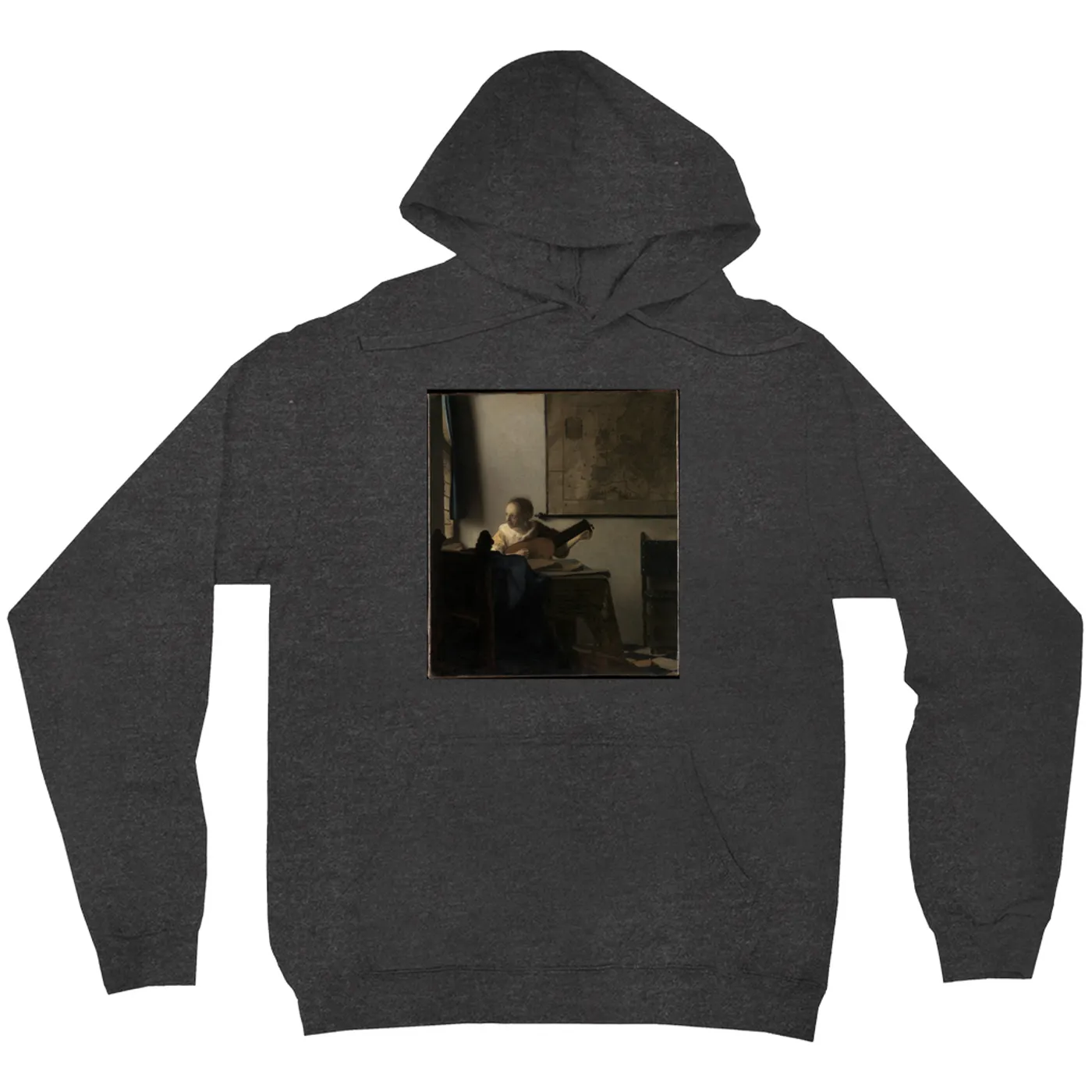 Merchbar Museum Series Hoodie | Young Woman with a Lute Merchbar Museum Series Hoodie