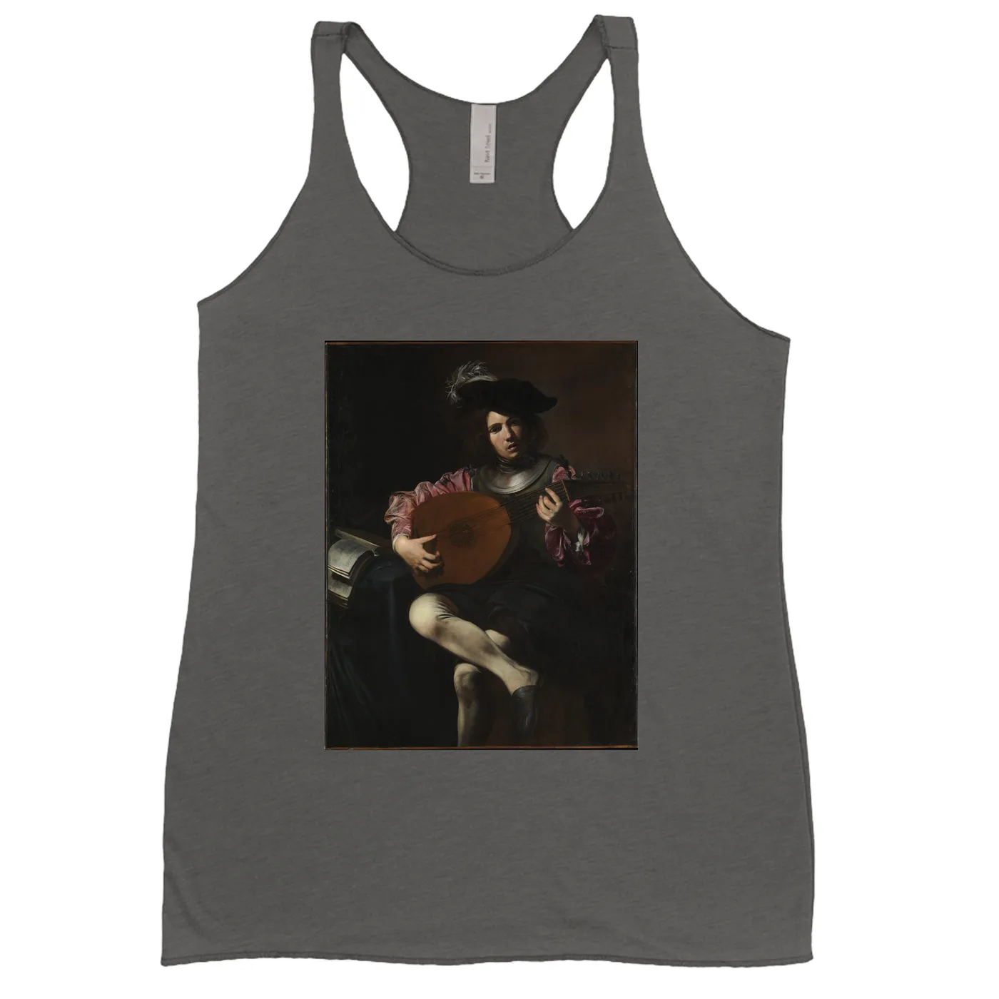 Merchbar Museum Series Ladies' Tank Top | Lute Player Merchbar Museum Series Shirt