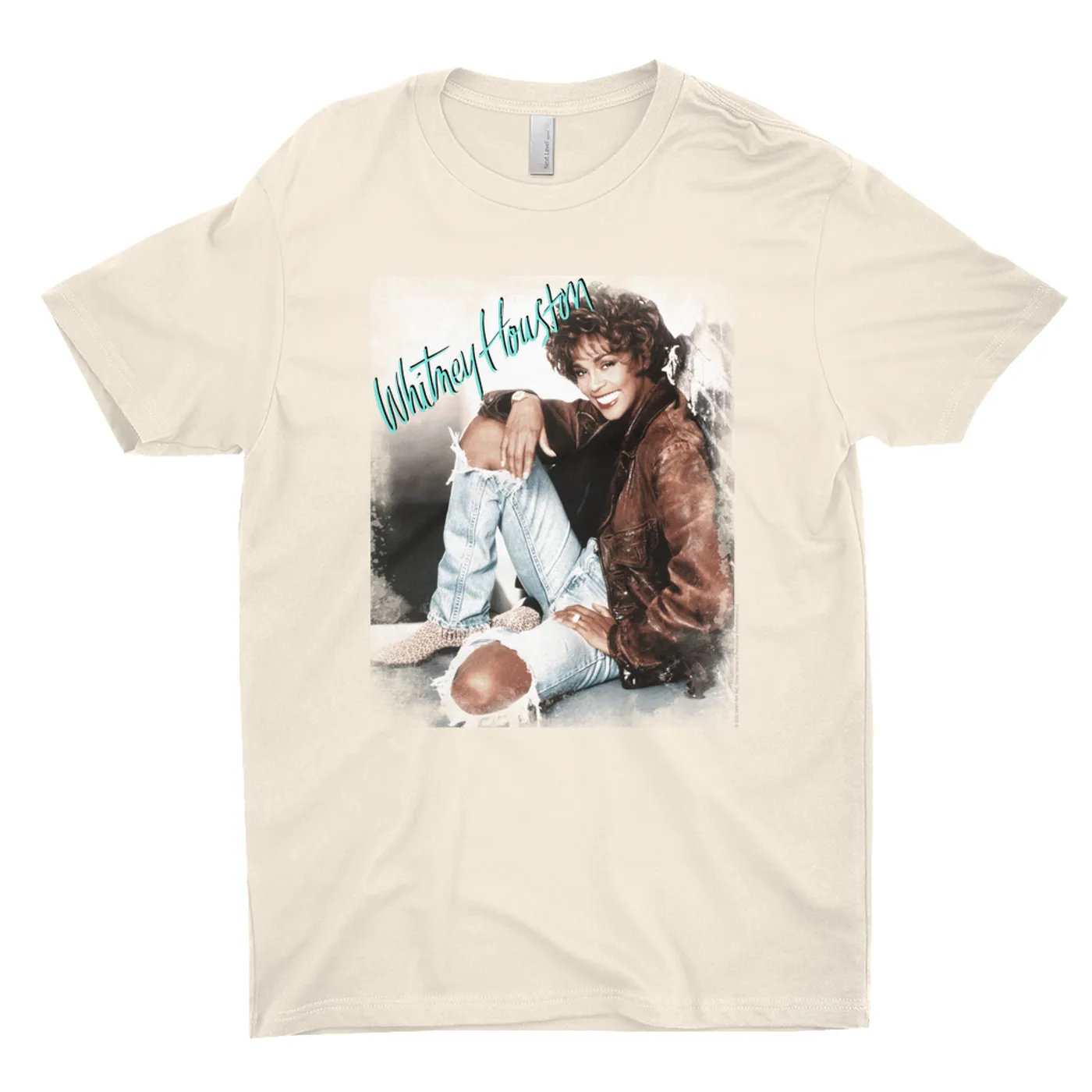 Whitney Houston T-Shirt | All The Man That I Need Single Photo Distressed Whitney Houston Shirt