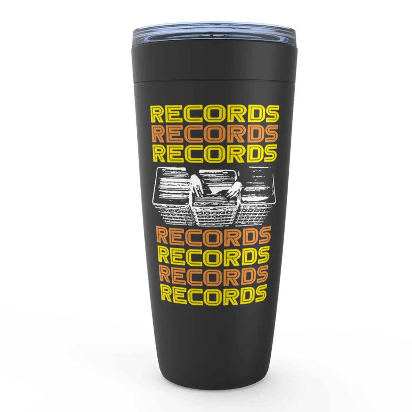 Merchbar Music Life Viking Tumbler | Milk Crate Digger Merchbar Music Life Tumbler