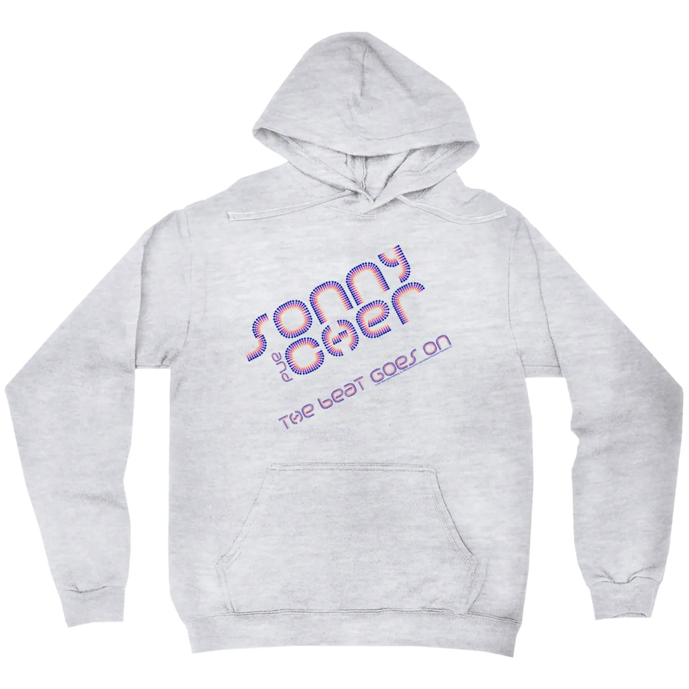 Sonny & Cher Hoodie | The Beat Goes On Colorful Logo Sonny and Cher Hoodie
