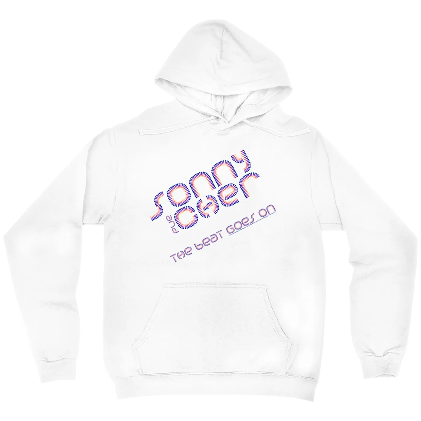 Sonny & Cher Hoodie | The Beat Goes On Colorful Logo Sonny and Cher Hoodie