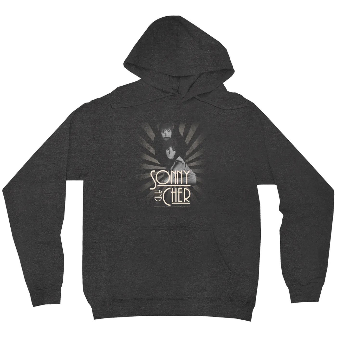Sonny & Cher Hoodie | The Two Of Us Burst Design Sonny and Cher Hoodie (Merchbar Exclusive)