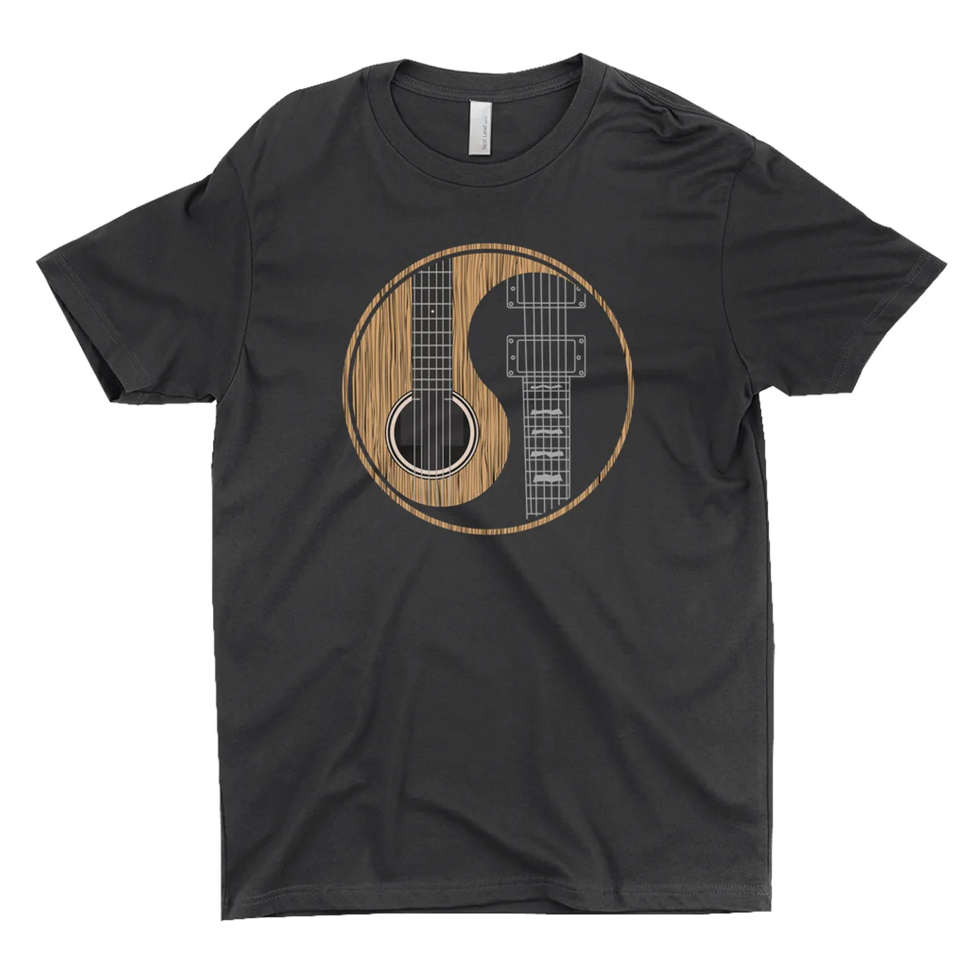 Merchbar Music Life T-Shirt | Guitar Yin-Yang Merchbar Music Life Shirt