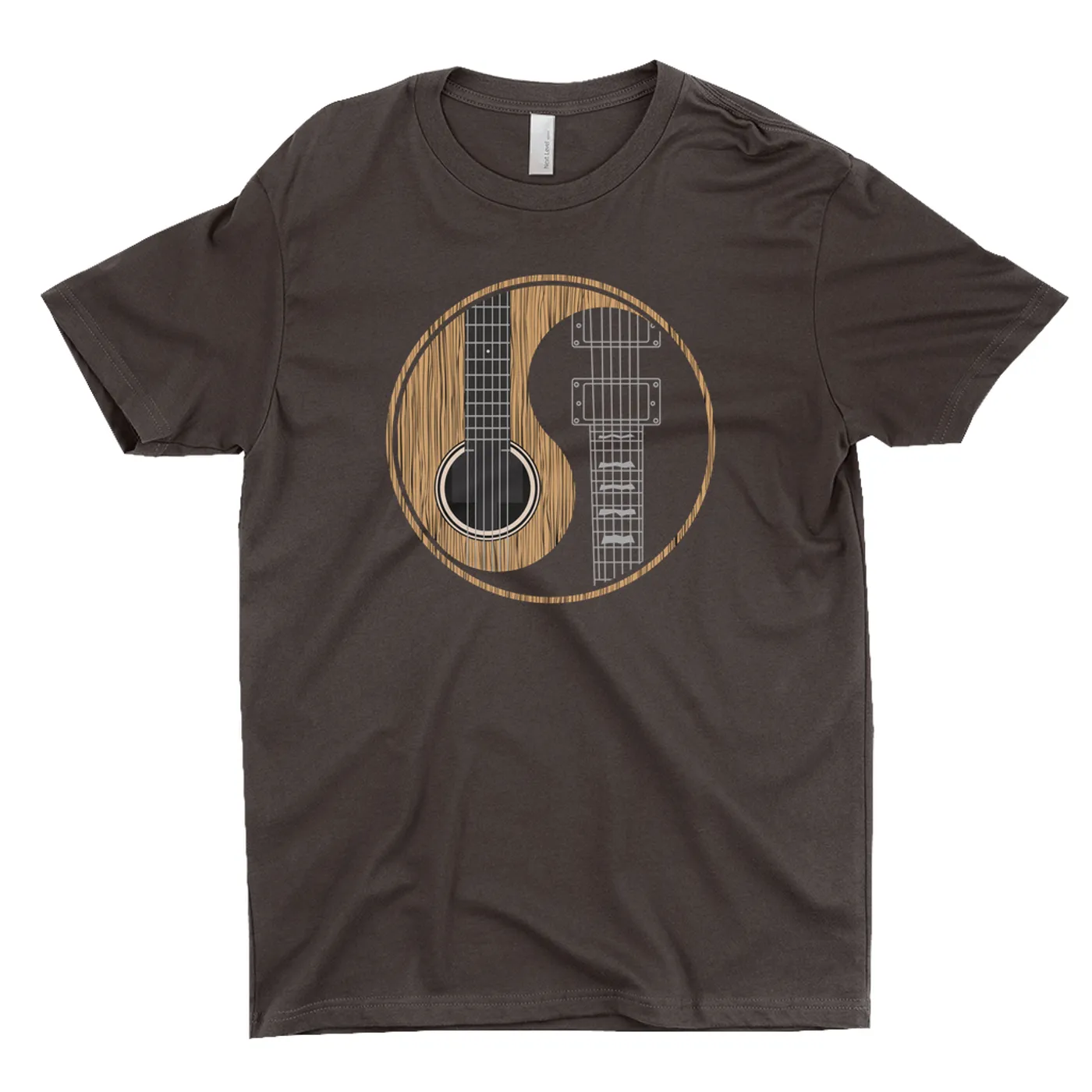 Merchbar Music Life T-Shirt | Guitar Yin-Yang Merchbar Music Life Shirt
