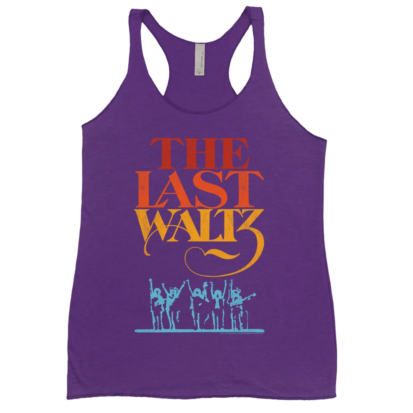 The Band Bold Colored Racerback Tank | The Last Waltz Movie Logo The Band Shirt (Merchbar Exclusive)
