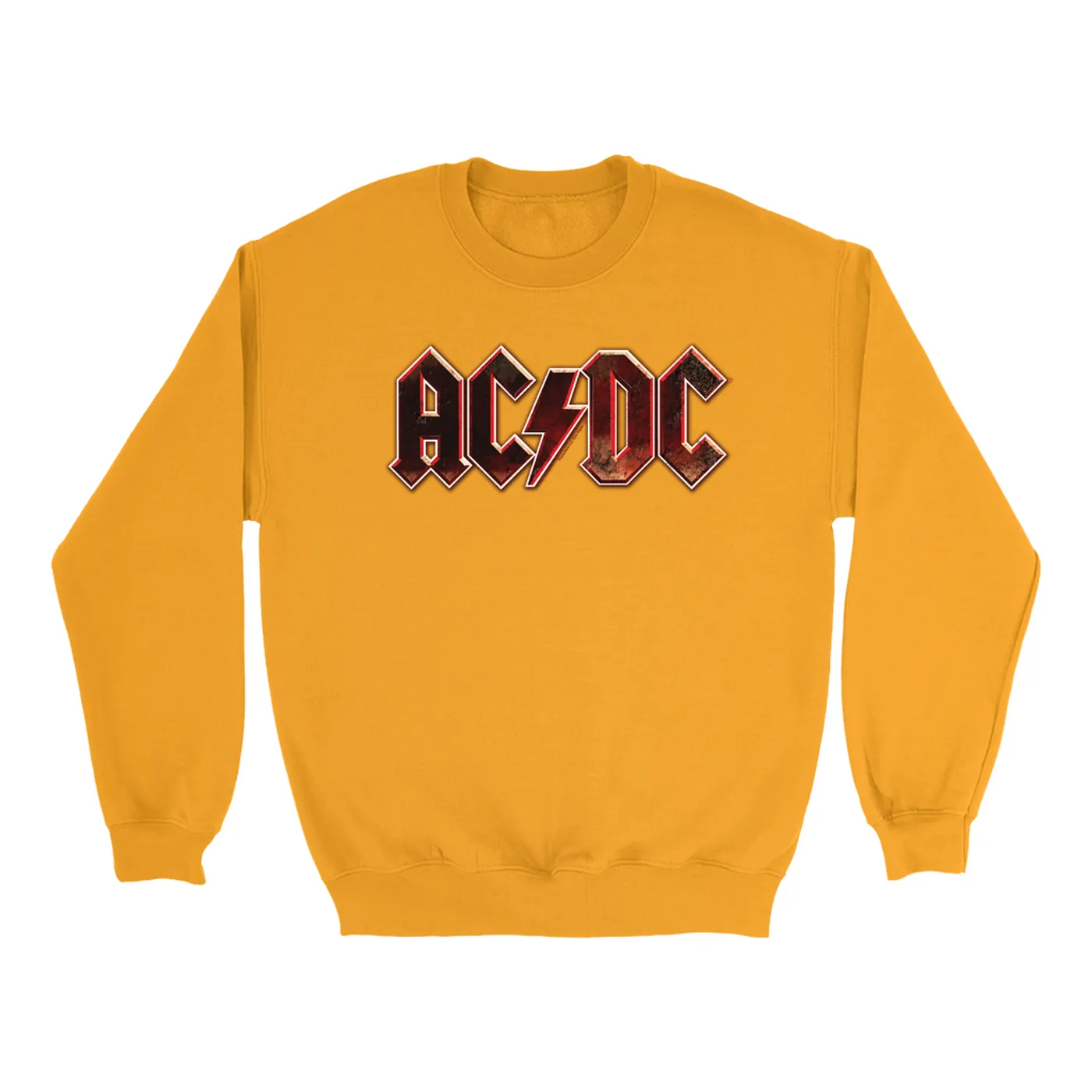 AC/DC Bright Colored Sweatshirt | Live At River Plate Metallic Logo ACDC Sweatshirt