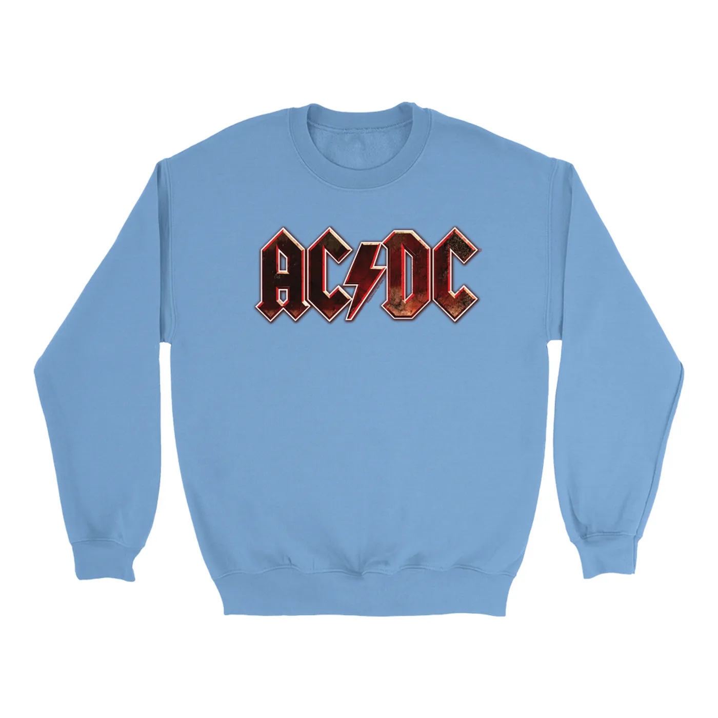 AC/DC Bright Colored Sweatshirt | Live At River Plate Metallic Logo ACDC Sweatshirt