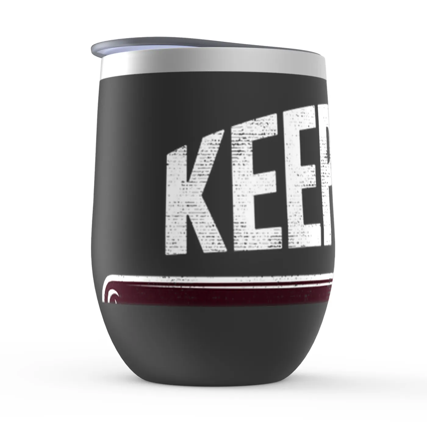 Merchbar Music Life Wine Tumbler | Keepin' It Old School Merchbar Music Life Stemless Wine