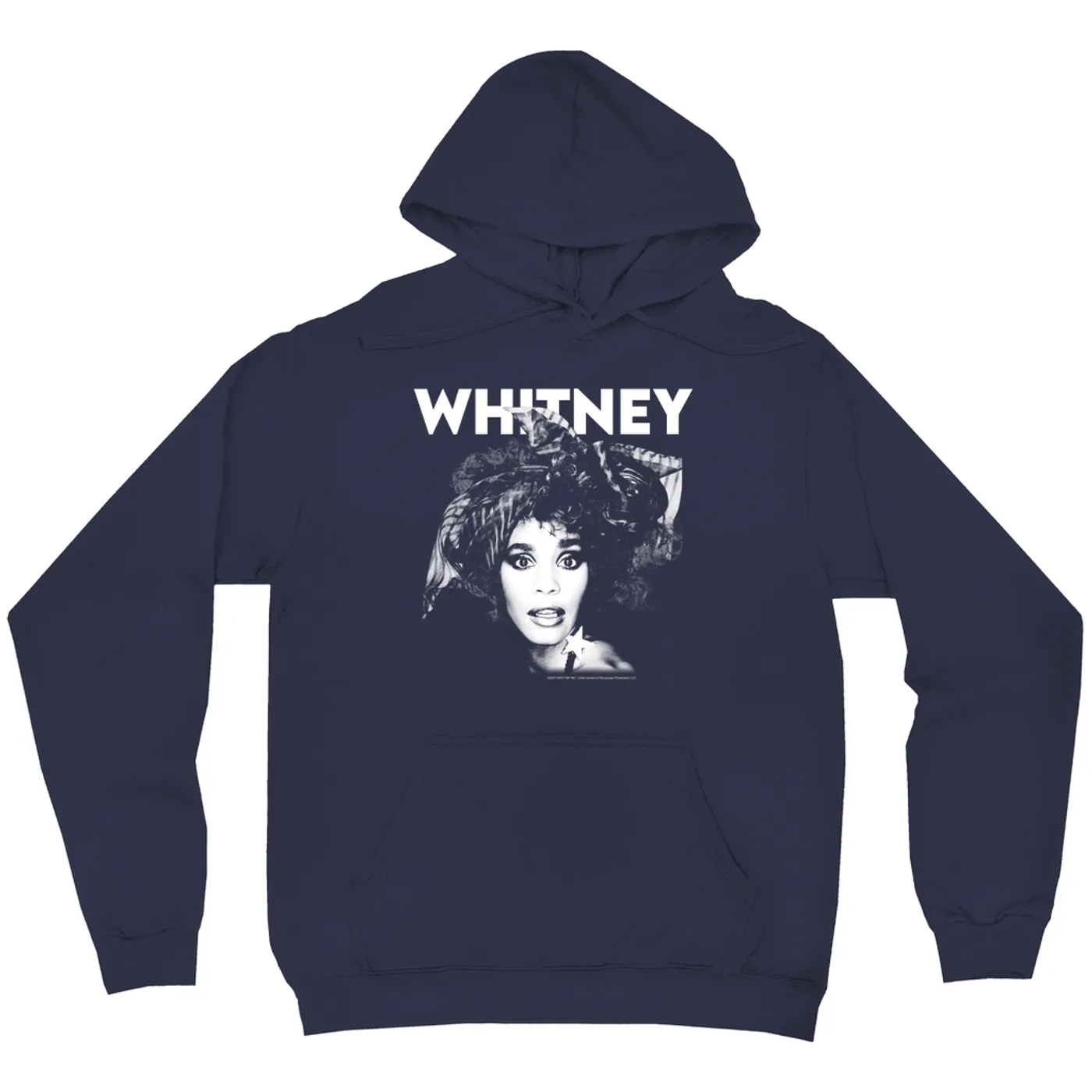 Whitney Houston Hoodie | 1987 Photo White Whitney Design Whitney Houston Hoodie (Merchbar Exclusive)