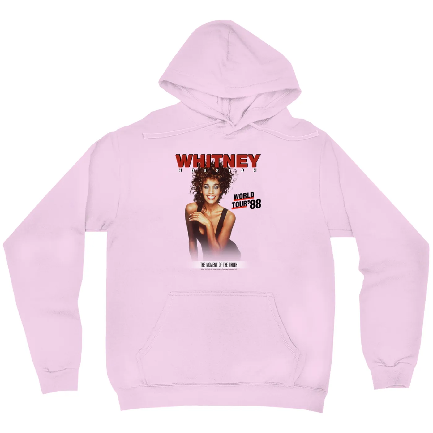 Whitney Houston Hoodie | 1988 World Tour Poster Image Whitney Houston Hoodie (Merchbar Exclusive)