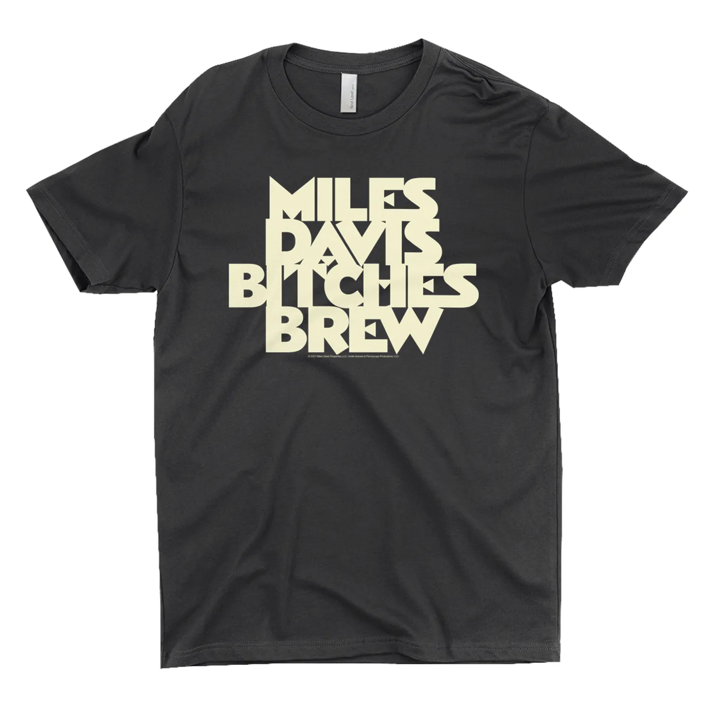 Miles Davis T-Shirt | Bitches Brew White Logo Miles Davis Shirt