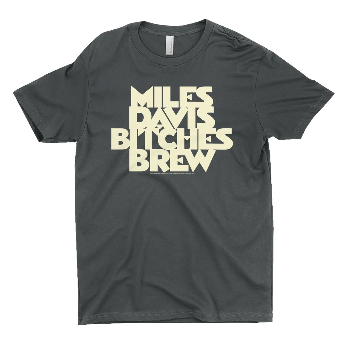 Miles Davis T-Shirt | Bitches Brew White Logo Miles Davis Shirt