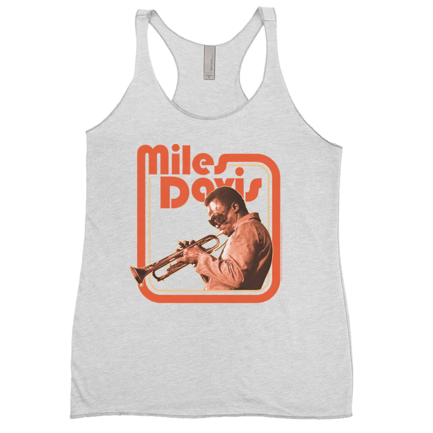 Miles Davis Ladies' Tank Top | Young Miles Retro Image Miles Davis Shirt