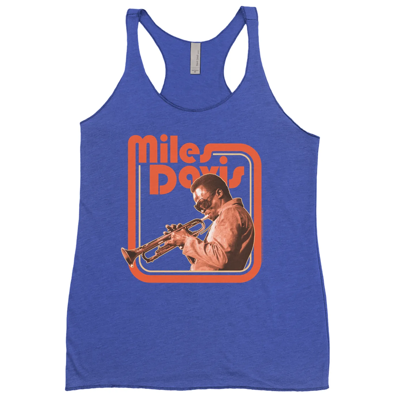 Miles Davis Ladies' Tank Top | Young Miles Retro Image Miles Davis Shirt