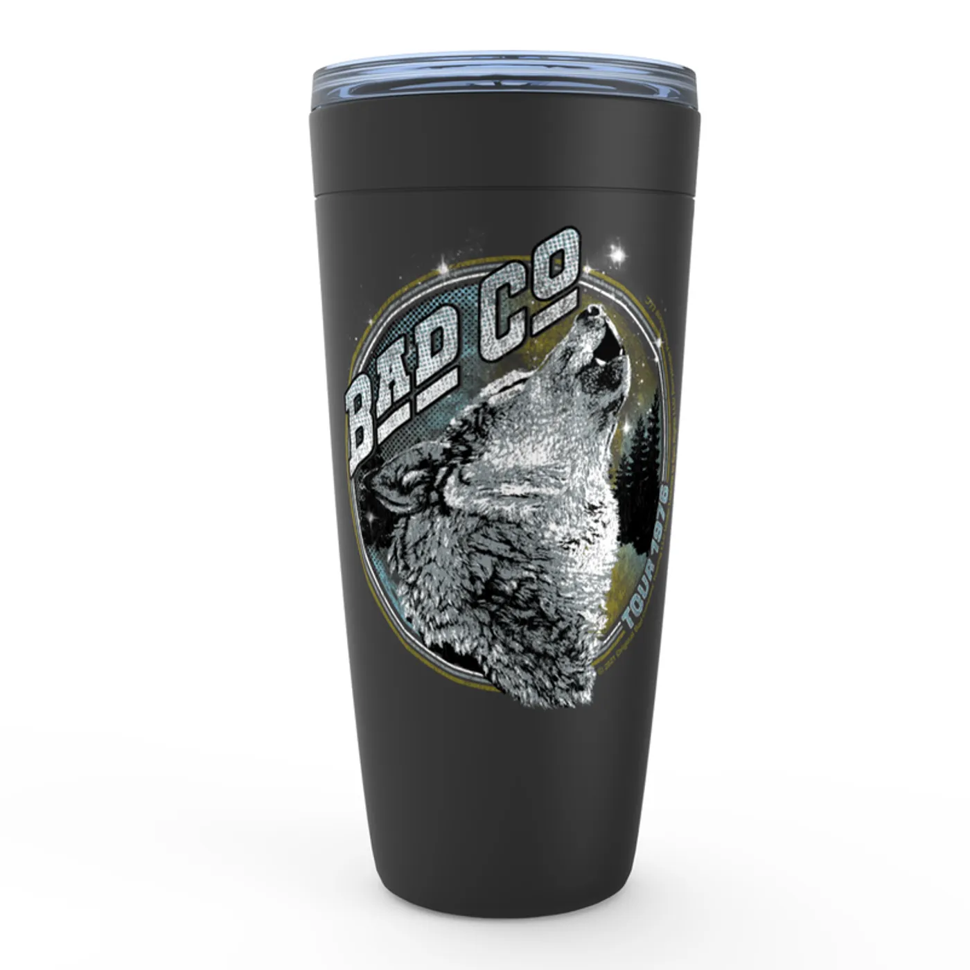 Bad Company Viking Tumbler | Wolf Pack Tour 1976 Distressed Bad Company Tumbler (Merchbar Exclusive)