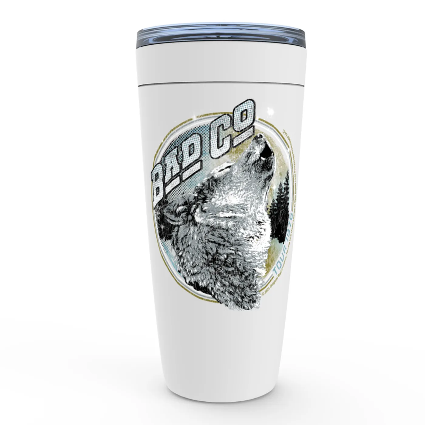 Bad Company Viking Tumbler | Wolf Pack Tour 1976 Distressed Bad Company Tumbler (Merchbar Exclusive)