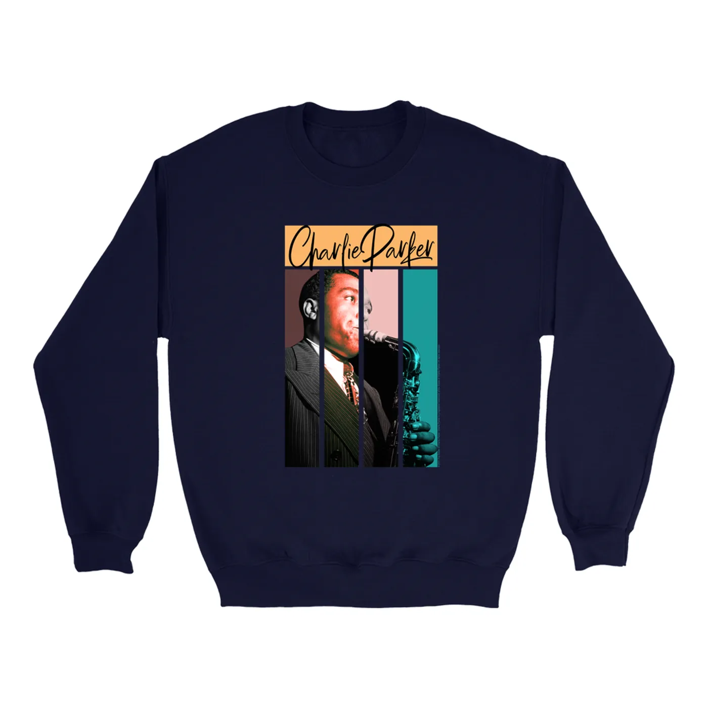 Charlie Parker Sweatshirt | Multi-Color Charlie Photo Design Charlie Parker Sweatshirt