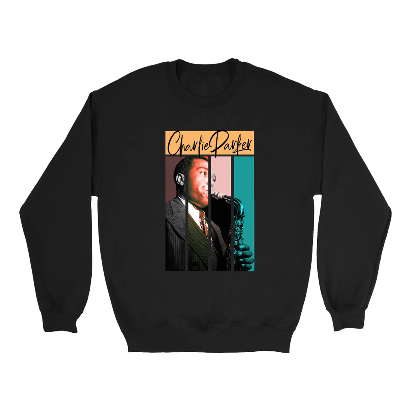 Charlie Parker Sweatshirt | Multi-Color Charlie Photo Design Charlie Parker Sweatshirt